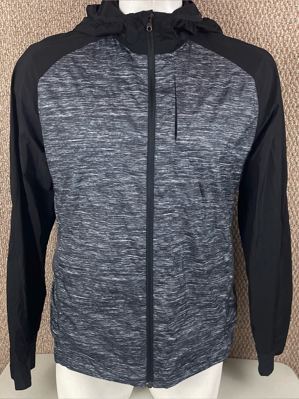 Lululemon Pack It Jacket Mens Large Reflective Lightweight Hooded Full Zip T636